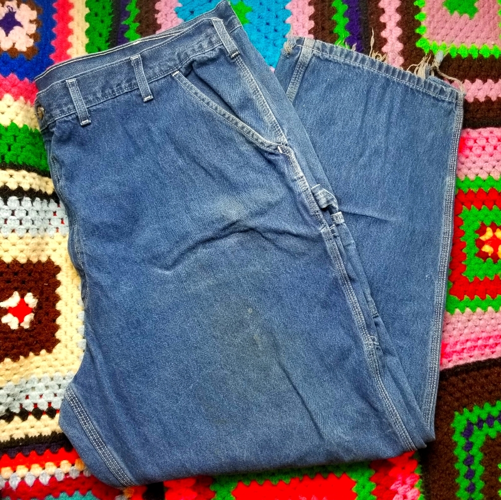 Carhartt Mens Work Jeans 48x30 Mens Jeans